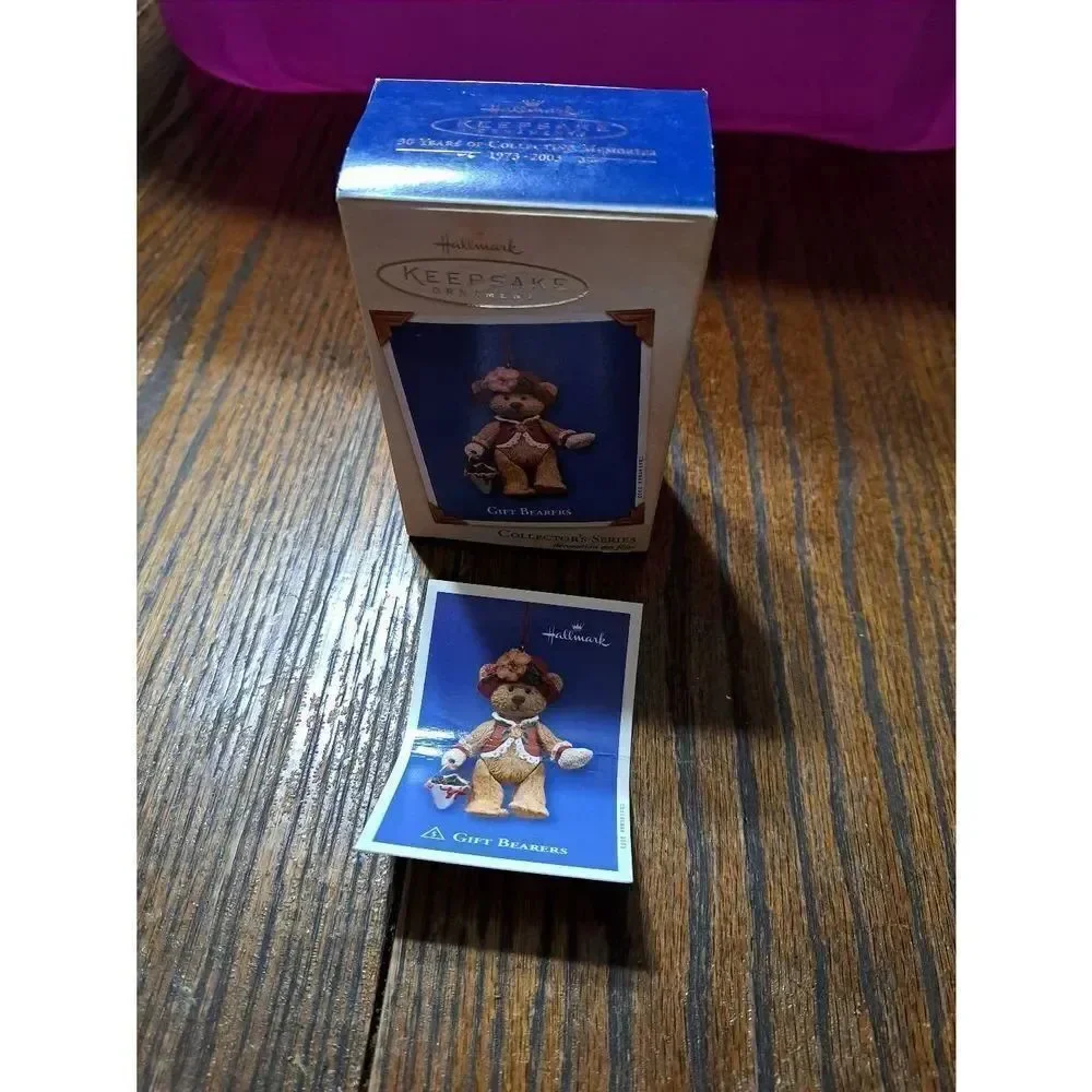Vintage 2003 Hallmark Keepsake Gift Bearers #5 Christmas Holiday Tree Ornament